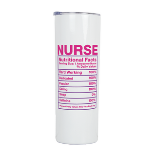 Nurse Facts Custom Tumbler WHT