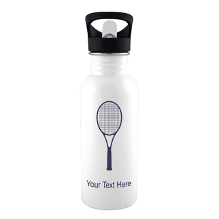 Court-Side White Water Bottle