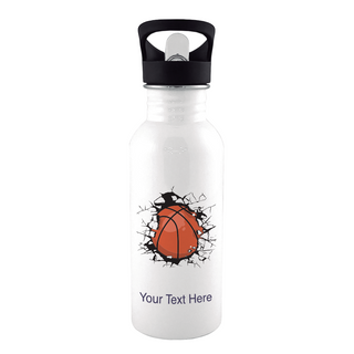 The K.O. Slammer White Water Bottle