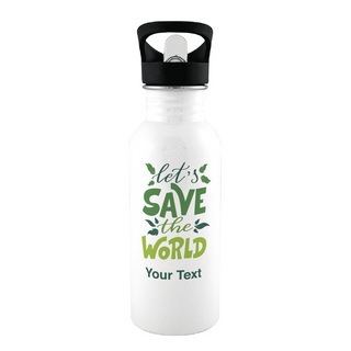 Let's Save the World Water Bottle 600 ml