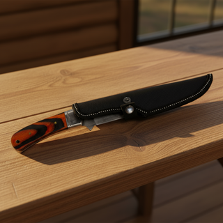 Straight Knife with Custom Engraving Things Engraved