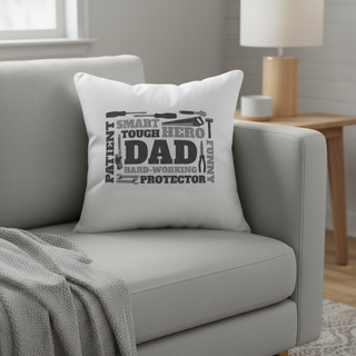 Inspirational Dad Pillow With Filling Things Engraved