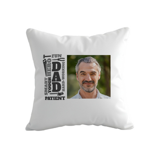 Inspirational Dad Pillow With Photo