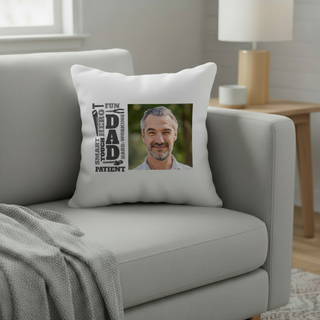 Inspirational Dad Pillow With Photo Things Engraved
