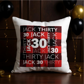 Milestone Birthday Pillow for Him