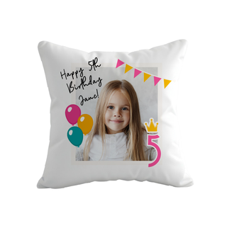 Custom Birthday Pillow 18" x 18"