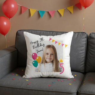 Custom Birthday Pillow 18" x 18"