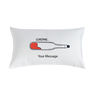 Wine Loading Custom Pillow Case 12" x 22"