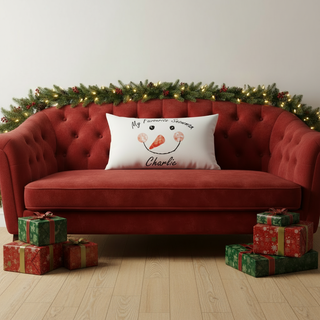 My Favourite Snowman Pillow Cover