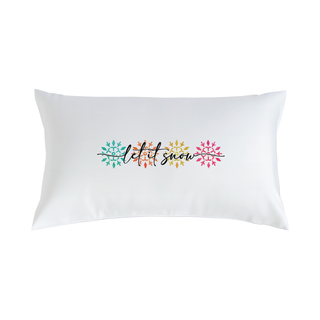 Let it Snow Pillow Cover Things Engraved