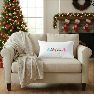 Let it Snow Pillow Cover Things Engraved