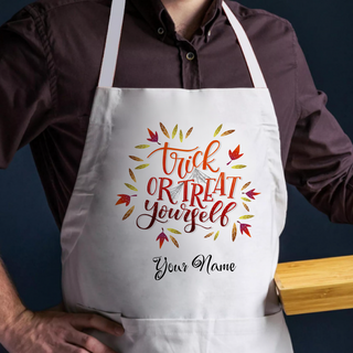 Trick or Treat Yourself Custom Adult Apron