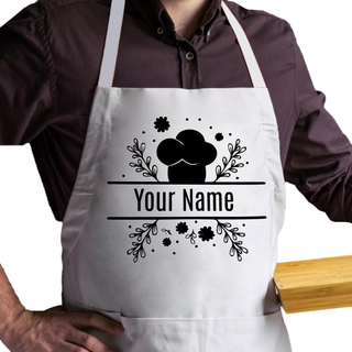 Custom Name adult Size Apron