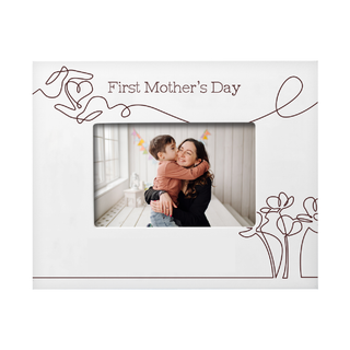 Custom Engraved Mother's Day Picture Block 4" x 6"