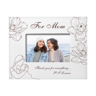 Custom Engraved For Mom Picture Block 4" x 6"