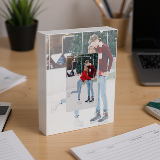 Custom Photo Overlay Picture Block 8 x 10