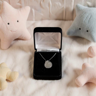 Silver Feet Necklace