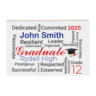 The Graduation Keepsake Picture Block 5" x 7"