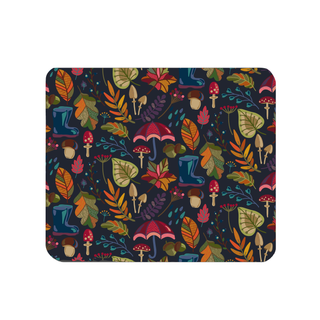 Autumn Theme Square Mouse Pad