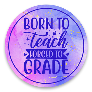 Born to Teach Round Coaster