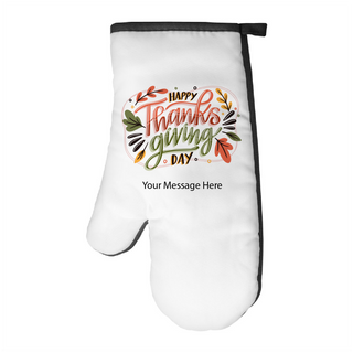 Happy Thanksgiving Custom Oven Mitt