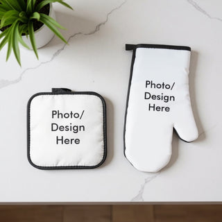 Pot Holder and Oven Mitt Combo