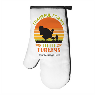 Little Turkeys Thanksgiving Oven Mitt