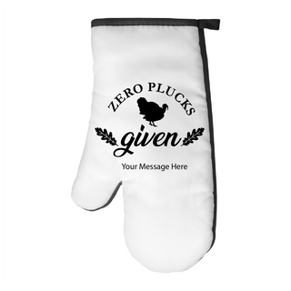 Zero Plucks Given Thanksgiving Oven Mitt