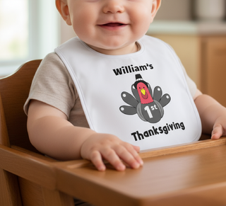 Thanksgiving Themed Baby Bib