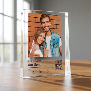 Valentine's Day Couple's Keepsake Wedge Award