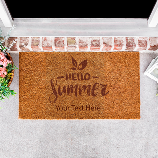 Hello Summer Custom Door Mat