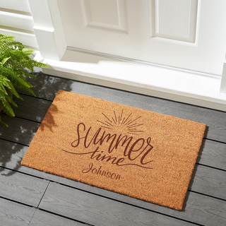 Summer Time Custom Door Mat