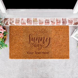 Sunny Days Custom Door Mat