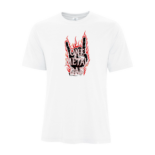One Metal Dad Men's T Shirt WHT