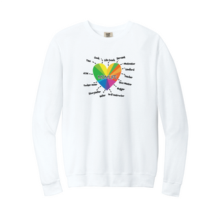 Momlife Crewneck Sweatshirt WHT