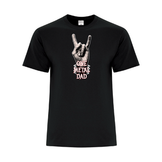One Metal Dad Men's T Shirt BLK