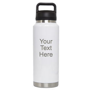 Custom Engraved Vacuum Sports Bottle 36 oz