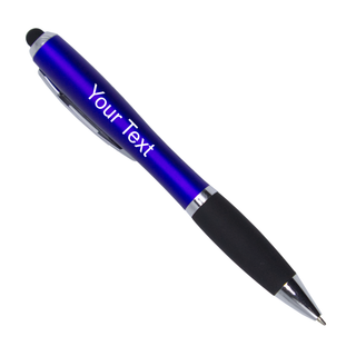 Custom Engraved Pen with Light BLU