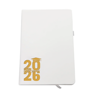 Class of 2026 Hardcover Notebook A5 WHT Things Engraved