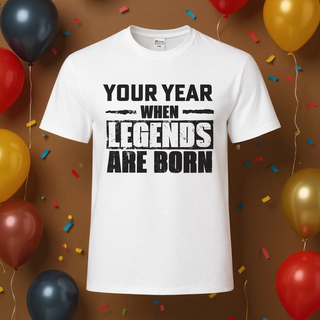 When Legends Are Born Birthday T-Shirt Men