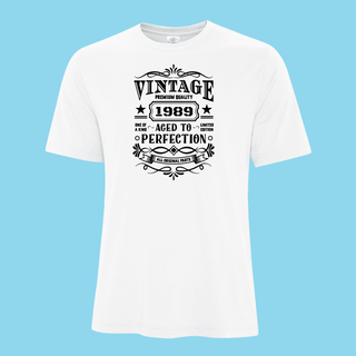 Chemise d'anniversaire vintage pour homme