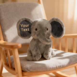 Custom Stuffed Elephant Things Engraved