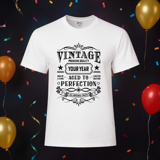 Vintage Birthday Men's Shirt