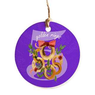 12 Days of Christmas Ceramic Ornaments