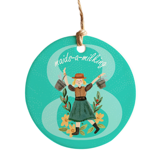 12 Days of Christmas Ceramic Ornaments