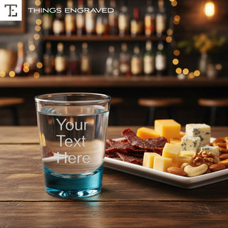 Custom Engraved 1.5oz Shot Glass – Personalized Whiskey, Party and Bar Gift Things Engraved
