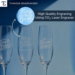 Champagne Flute 8oz Things Engraved