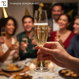 Champagne Flute 8oz Things Engraved