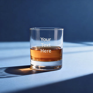 Custom Engraved Heavy Base Rocks Glass – Personalized 11oz Whiskey, Bourbon Glass Gift Things Engraved
