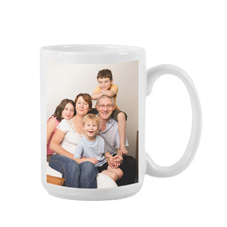 Tasse photo en céramique personnalisée | Télécharger des photos et des logos